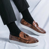 Männer mokassins aus feinem leder - vielseitige alltags-schuhe