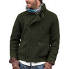 Männers strickjacke mit doppelreiher – warme wollmischung für lässige alltagsoutfits