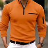 Herren halzip-pullover leichtgewichtig - stylischer alltagsbegleiter