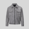 Männers faux-suede jacke – moderne freizeitjacke für den alltag