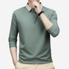 Langärmliges polo-shirt für männer aus hochwertigem stoff – vielseitiger stil für smarte casual-anlässe
