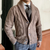 Männers kabelstrickcardigan für lässige und elegante outfits