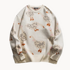 Männersweater mit lustigem gansdesign - trendige strickmode für jeden tag