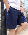 Männliche freizeit-shorts für den sommer, leicht und mit reissverschluss-taschen - für strandbesuche und entspannte ausflüge