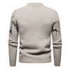 Winter-pulli mit rentier-motiv - gestrickter pullover für kalte wintertage
