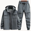2-teiliges männer outdoor jacket und hose fleece-set - wasserfest und wetterbeständig für abenteuer