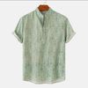 Kurzärmliges blumenhemd - angesagtes freizeitshirt für männer