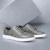Männersneakers aus leder – moderne sportliche trainer für den alltag – stylisches design, strapazierfähiges material