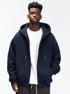 Männer zip-hoodie - lässiger oversized sweater für jeden tag
