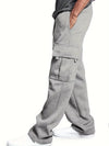 Männers cargo sweatpants – leichte, lässige hosen mit taschen für den alltag