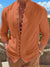 Männer vintage-stil hemd - leinen-mix button-up für freizeit oder büro