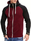 Männer zip-hoodie mit reissverschluss – modisches freizeitoberteil für entspannte tage