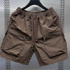 Männer cargo shorts mit vielen taschen - funktionelle sommermode für lässige tage