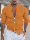 Feiner herren kurzarmhemd mit button-down-kragen