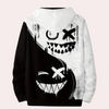 Männer hoodie mit grafischem druck – stilvolle streetwear für den alltag
