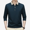 Langärmliges polo-shirt für männer aus hochwertigem stoff – vielseitiger stil für smarte casual-anlässe