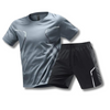 2-teiliges sportanzug - männer trainings t-shirt und shorts