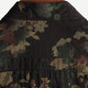 Männer kurzärmliges shirt mit braunem blumenmuster – lässiges sommeroberteil