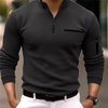 Herren halzip-pullover leichtgewichtig - stylischer alltagsbegleiter