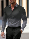 Männer langarmhemd - stilvolle businessmode