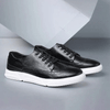 Männersneakers aus leder – moderne sportliche trainer für den alltag – stylisches design, strapazierfähiges material