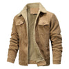 Männer cordjacke mit sherpa-futter - warme winterjacke für lässige anlässe
