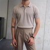 Männer poloshirt – leichtes, lässiges freizeitoberteil mit kurzen ärmeln für den alltag