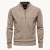 Männer zip-design jumper – stilvoller strickcardigan für den alltag