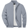 Leichtgewichtige herren bomberjacke - schicker zip-up freizeit-look