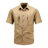 Kurzärmliges utility-shirt - vielseitiges herren outdoor-oberteil
