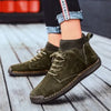 Männerschuhe aus edlem wildleder - moderne ankle boots für den alltag