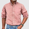 Langarm klassiker hemd - lässiges button-down hemd für männer