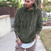 Männerschöner kapuzen-fleecejumper - warmer pullover für jeden tag