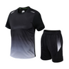2-teilige männer sportbekleidung – leichte performance t-shirt und shorts für freizeit und fitness