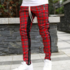 Herren slim fit karohosen - lässige sommerhose für den täglichen gebrauch