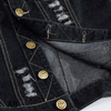 Denimweste für männer - moderne ärmellose jacke