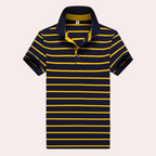 Männlicher gestreifter Polo-Shirt – Sommer Must-Have