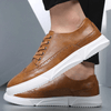 Männersneakers aus leder – moderne sportliche trainer für den alltag – stylisches design, strapazierfähiges material