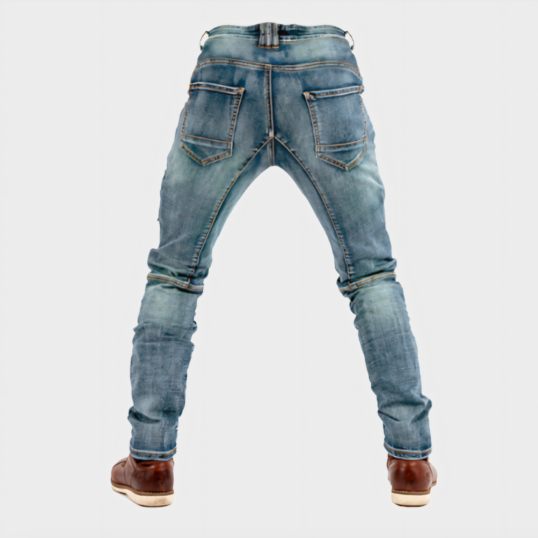 Schmale Denim-Hosen für Männer – Blau & Stylisch