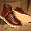Männerschuh mit schnürung – robuste leder-ankle boots für lässige anlässe