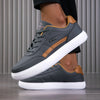 Männliche urbane skate sneaker für die freizeit – moderne alltags-low-top-trainer