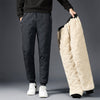 Männer iso-trousers für outdoor-aktivitäten - warme, gepolsterte bekleidung mit reißverschluss-taschen