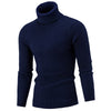 Männers pullover mit kabelstrick und rollkragen - dicke, warme sweater für legere anlässe