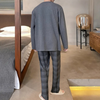 Männer loungewear kombi - stylischer langarmtop und hose für gemütliche abende
