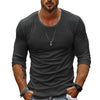 Männer langarm-shirt - klassisches rundhals oberteil für jeden tag - feines material, stylische passform für alle saisons
