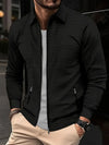 Leichtgewichtige zip-jacke - moderne herren übergangsoberbekleidung