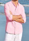 Männershirti für lässigi strandoutfits – stylisch mit lange ärmel für entspannti anlässe