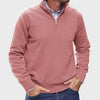 Halb-zip cashmere pullover - raffinierte herren strickware