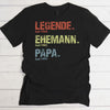 Personalisierte herren t-shirt für väter – individueller custom tee für väter und grossväter