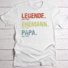 Personalisierte herren t-shirt für väter – individueller custom tee für väter und grossväter